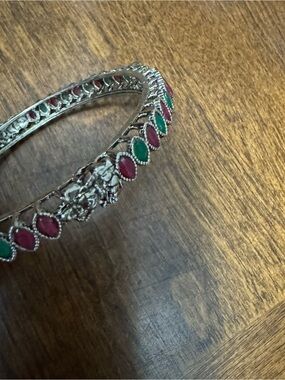 Indian Traditional Bollywood Style Bridal Kundan Beaded  Bangle